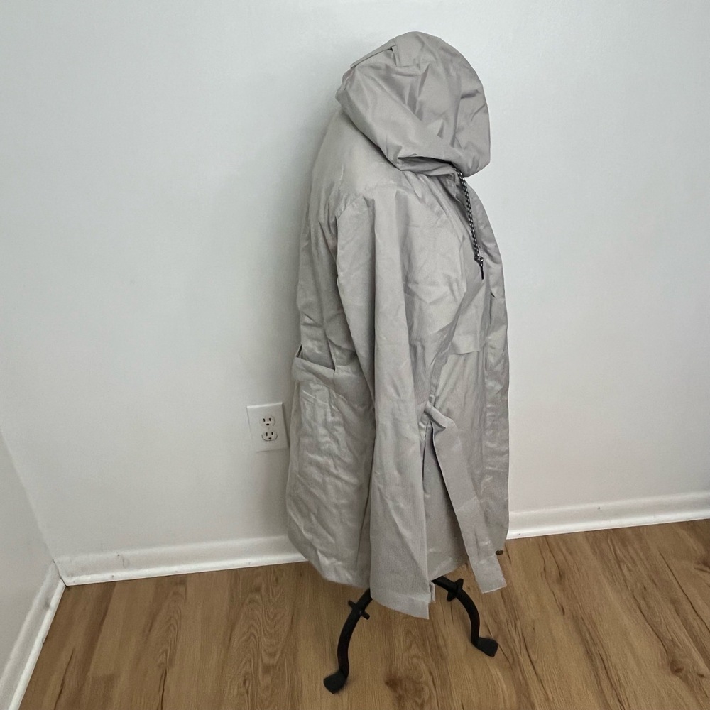 NWT Columbia Gray Hooded Long Sleeve Rain Coat Jacket Size Small - Picture 5 of 11